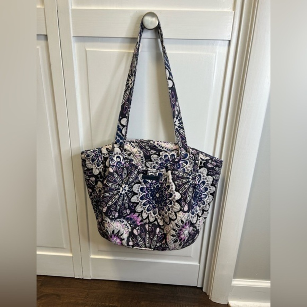 Vera Bradley Shoulder Bag Color Blue,Pink, Black, And Gray